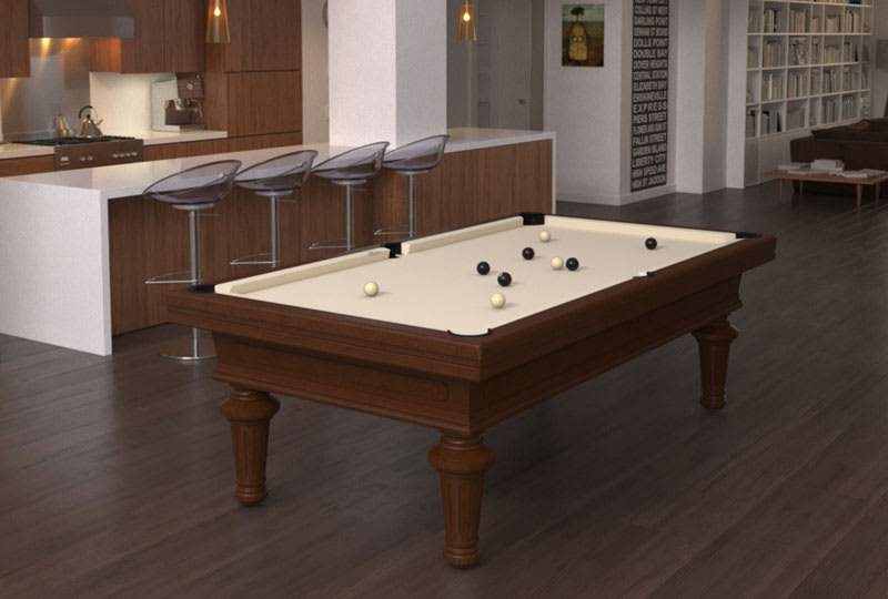 Toulet Empereur Pool Table - Room Shot